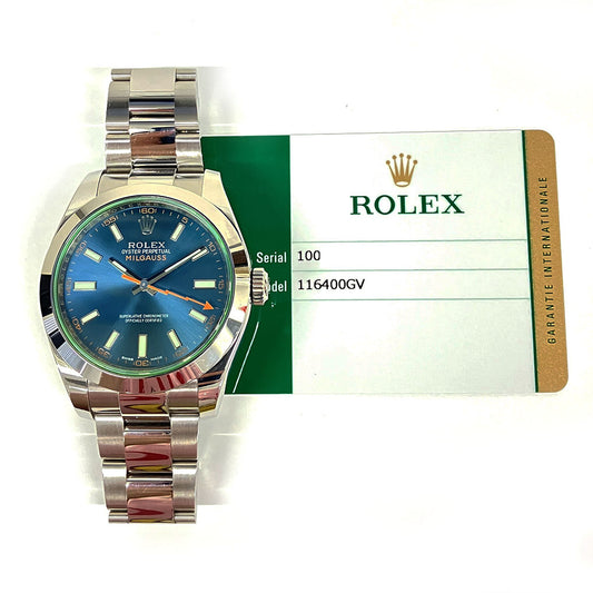 Rolex Milgauss Blue Dial 116400GV