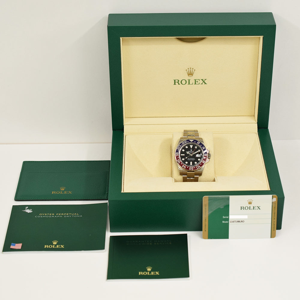 Rolex GMT-Master II Pepsi Dial 116719BLRO (2017)
