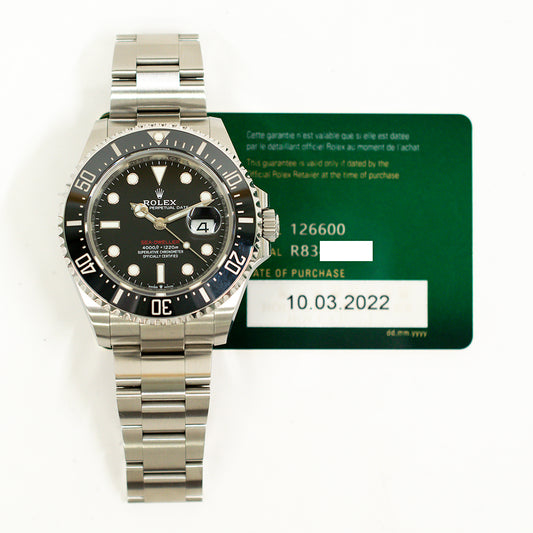 Rolex Sea-Dweller RED 43mm Black Dial 126600 (2022)