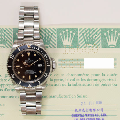 Rolex Deepsea 44mm Black Dial 16660 (1988)