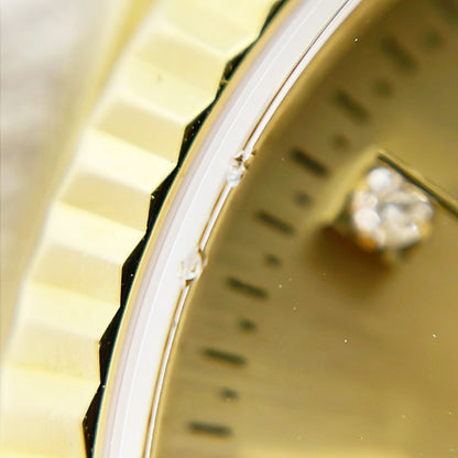 Rolex Day-Date 36mm Champagne Diamond Dial 18238 (1995)