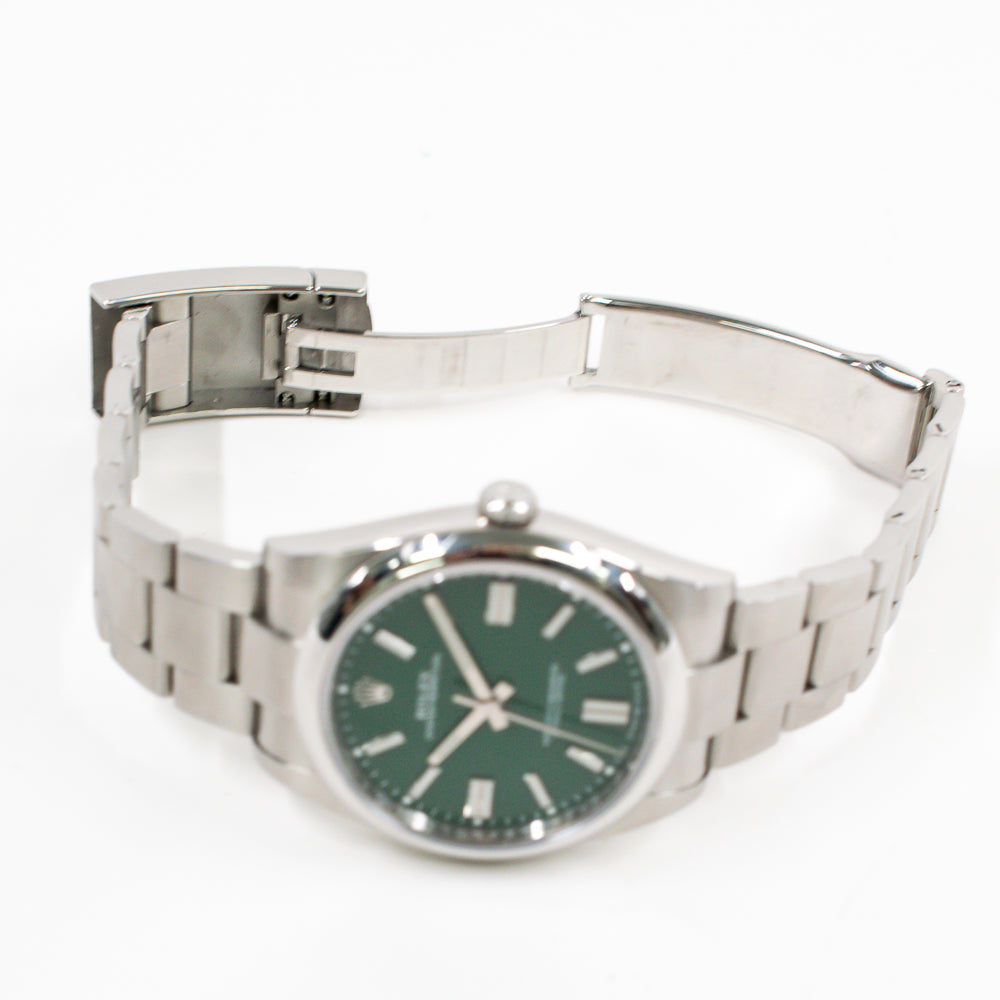 Rolex Oyster Perpetual 41mm Green Dial 124300 (2022)