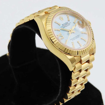 Rolex Datejust 28mm Blue Tapestry IX Diamond Dial 279178 (2022)