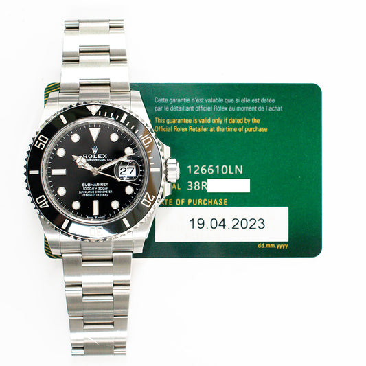 Rolex Submariner Date 41mm Black Dial 126610LN (2023)