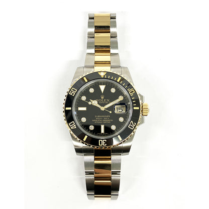 Rolex Submariner Date Black Diamond Dial 116613LN