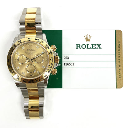 Rolex Daytona Champagne Diamond Dial 116503