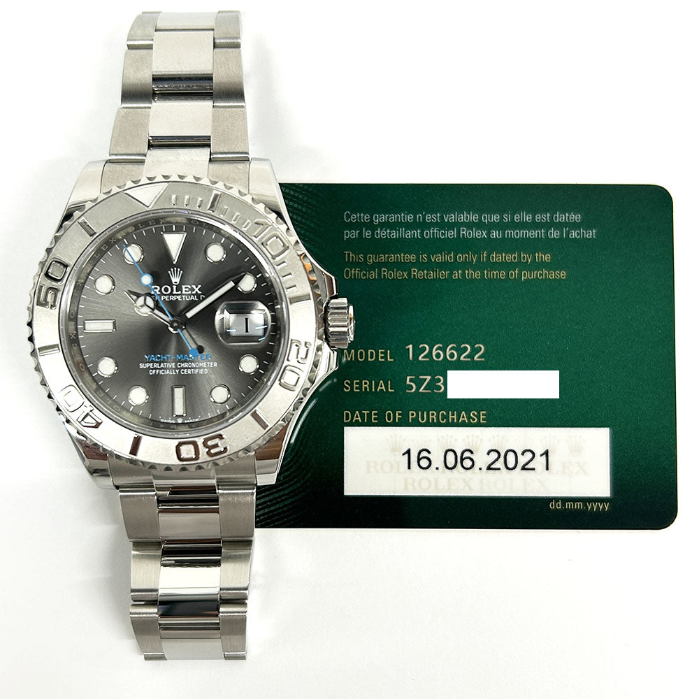 Rolex Yacht-Master 40mm Oyster Steel & Rose Gold Slate Dial 126622