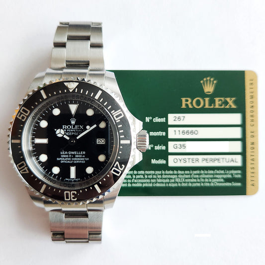 Rolex Sea Dweller Deep Sea 44mm Black Dial 116660