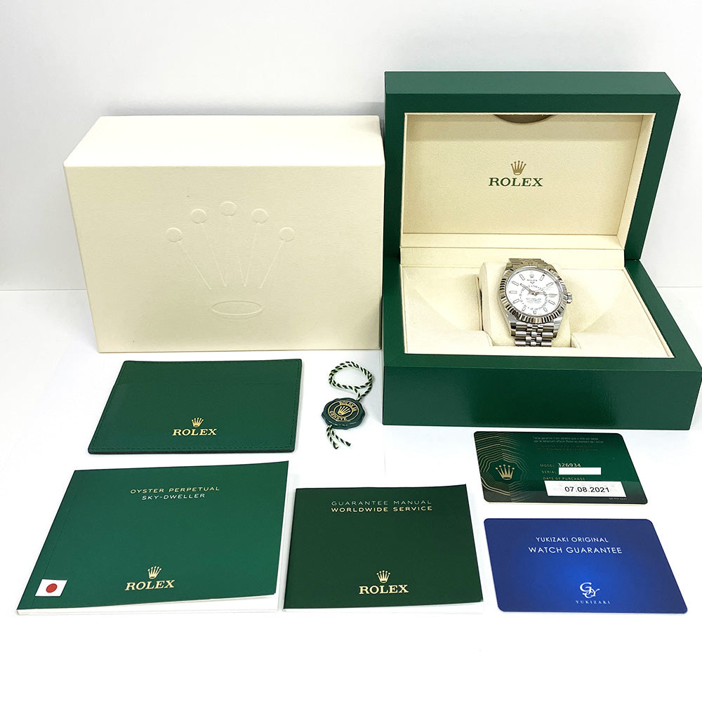 Rolex Sky-Dweller Oyster, 42mm White Dial 326934