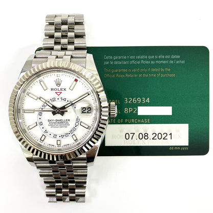 Rolex Sky-Dweller Oyster, 42mm White Dial 326934