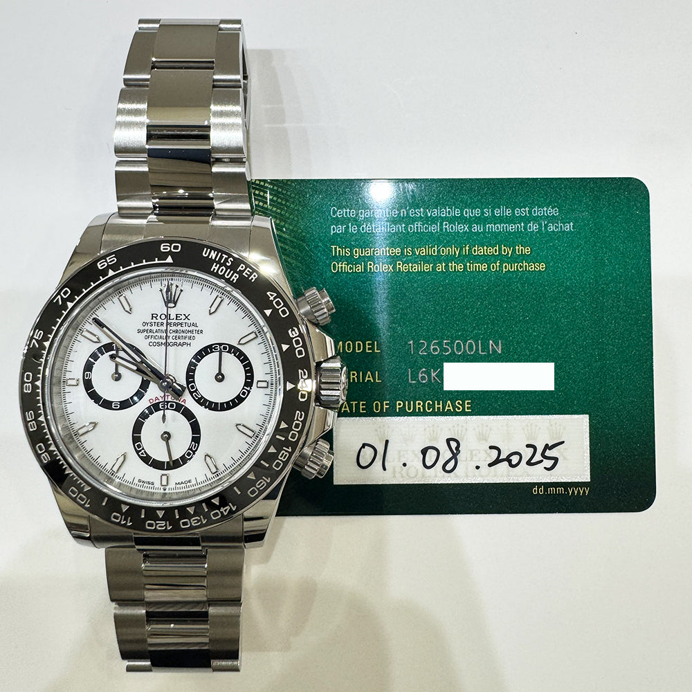 Rolex Daytona White Dial 126500LN (2025)