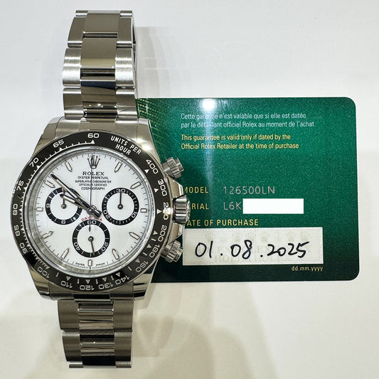 Rolex Daytona White Dial 126500LN (2025)