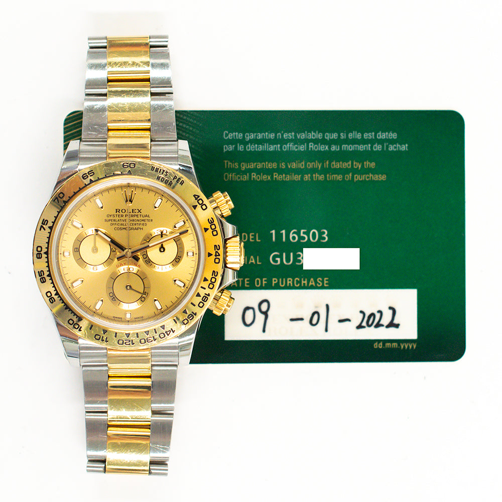 Rolex Daytona Champagne Dial 116503 (2022)