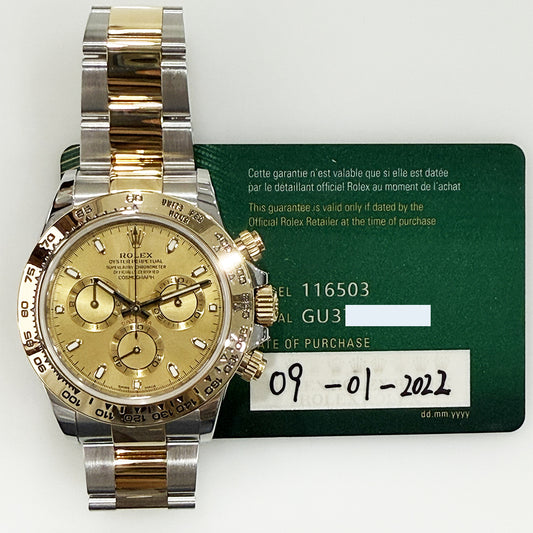 Rolex Daytona Champagne Dial 116503 (2022)