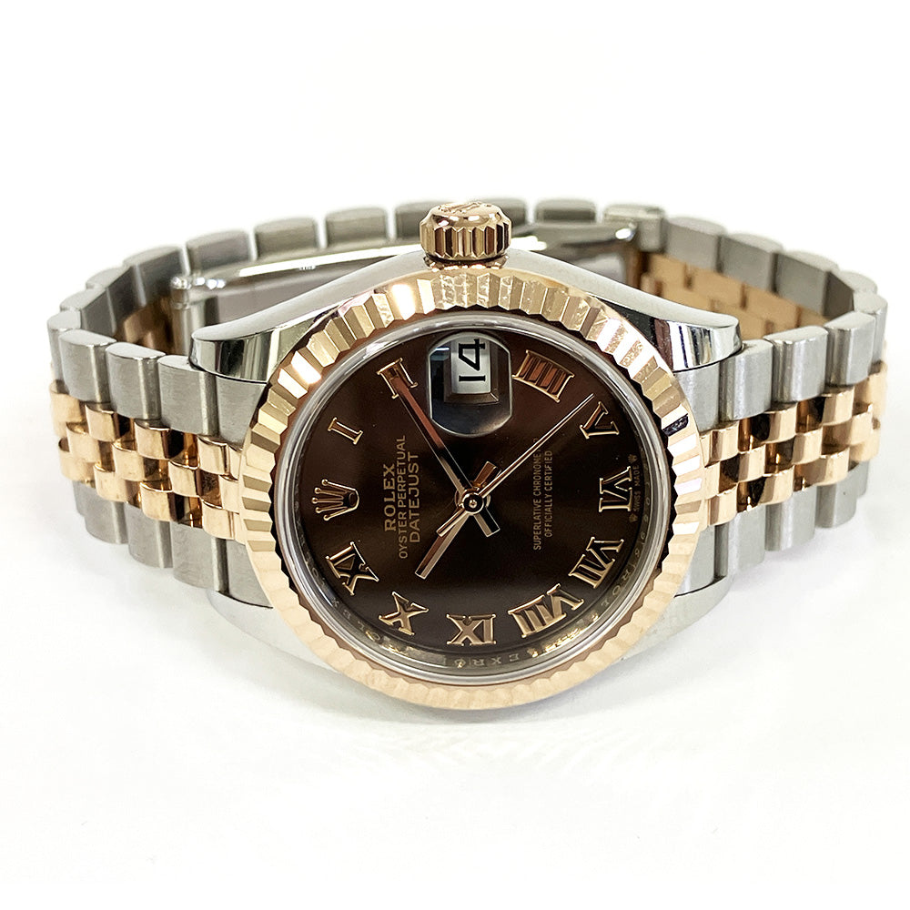 Rolex Lady-Datejust Chocolate Roman Dial 279171