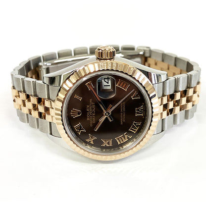 Rolex Lady-Datejust Chocolate Roman Dial 279171