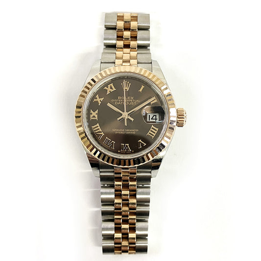 Rolex Lady-Datejust Chocolate Roman Dial 279171