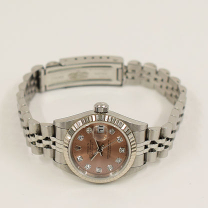 Rolex Datejust 26mm Pink Diamond Dial 79174G (2000)