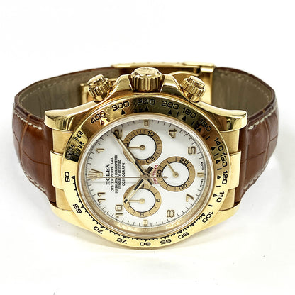 Rolex Daytona White Arabic Dial 116518