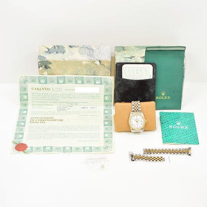 Rolex Oyster Perpetual Datejust White Roman Dial 16233 (1990)