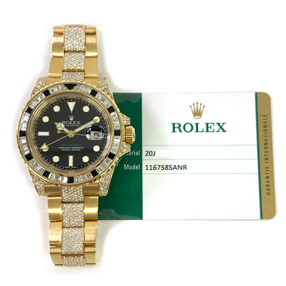 Rolex GMT-Master II Black Dial 116758SANR