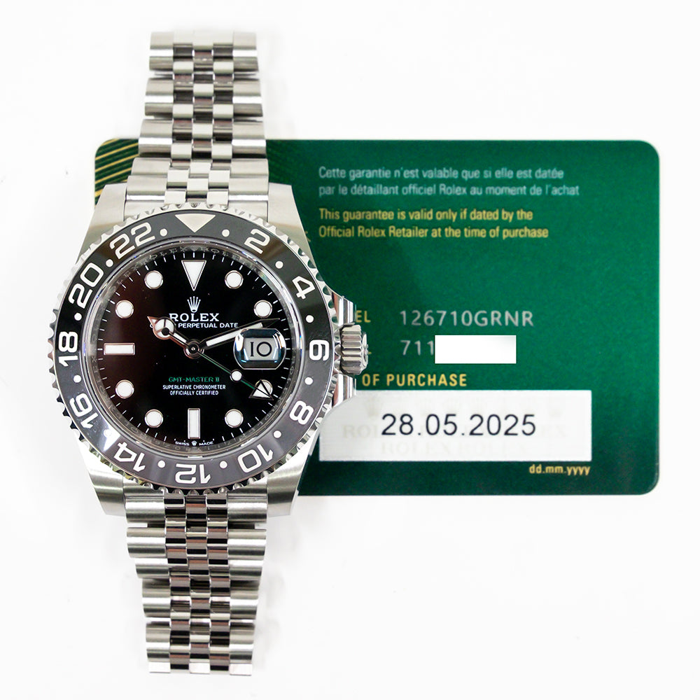 Rolex GMT-Master II Bruce Wayne Dial 126710GRNR (2025)