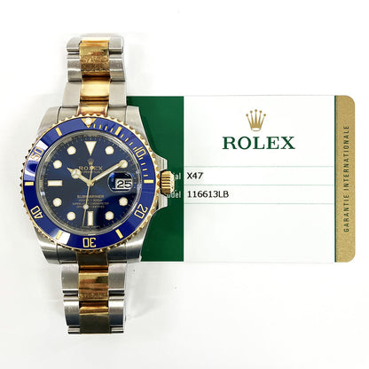 Rolex Submariner Date Blue Dial 116613LB