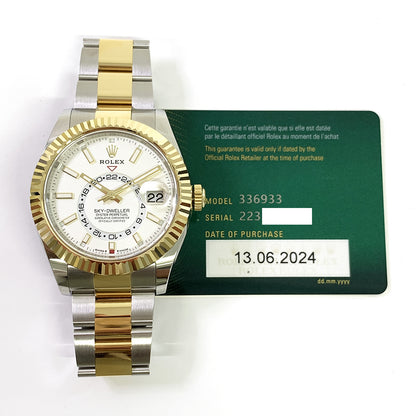 Rolex Sky-Dweller Oyster, 42mm White Dial 336933