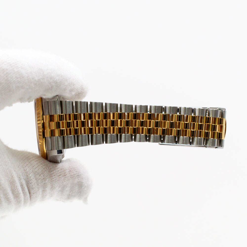 Rolex Datejust 36mm Champagne Palm Motif Dial 126233 (2019)