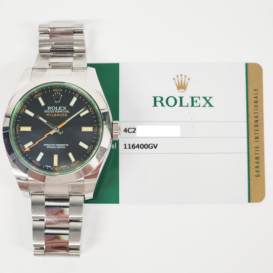 Rolex Milgauss Black Dial 116400GV