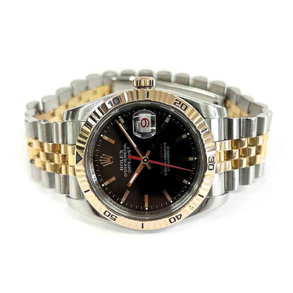 Rolex Datejust 36mm Black Jubilee Dial 116261