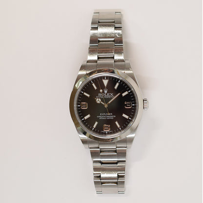 Rolex Explorer 39mm Black  Dial 214270 (2014)