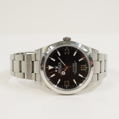 Rolex Explorer 39mm Black  Dial 214270 (2014)