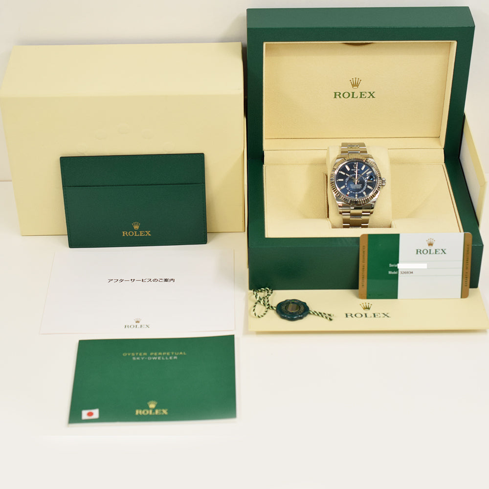 Rolex Sky-Dweller 42mm Blue Dial 326934 (2017)