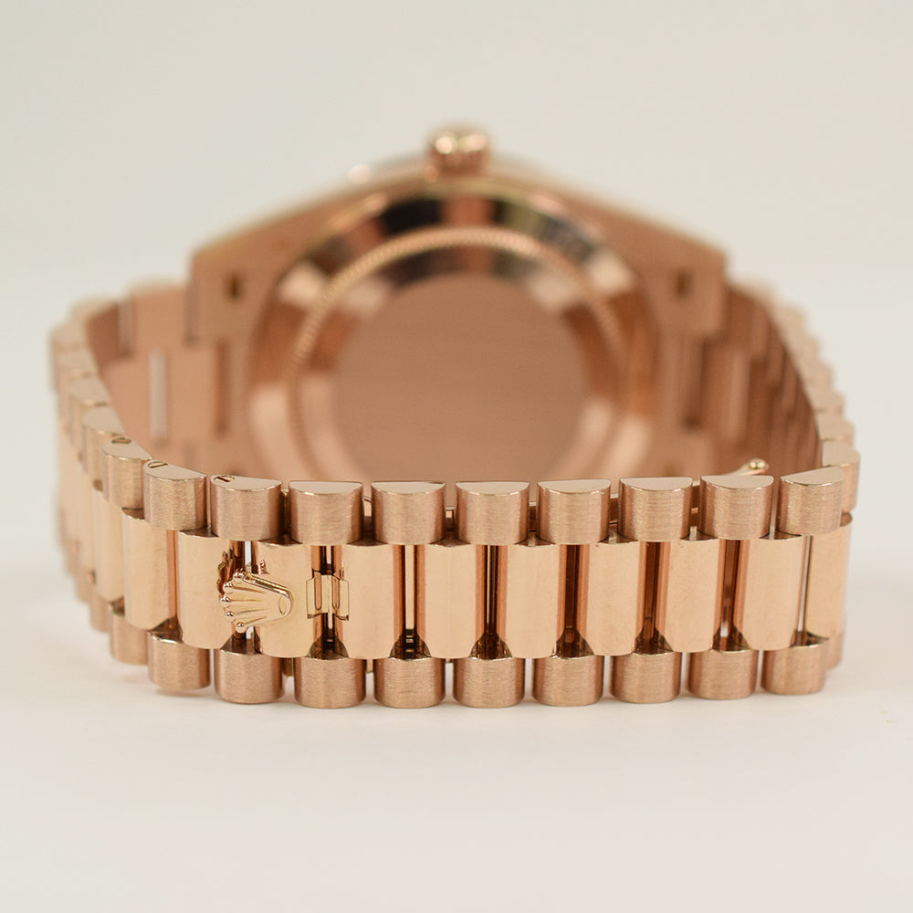 Rolex Day-Date 40mm Chocolate Diamond Dial 228345RBR (2019)