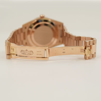 Rolex Day-Date 40mm Chocolate Diamond Dial 228345RBR (2019)