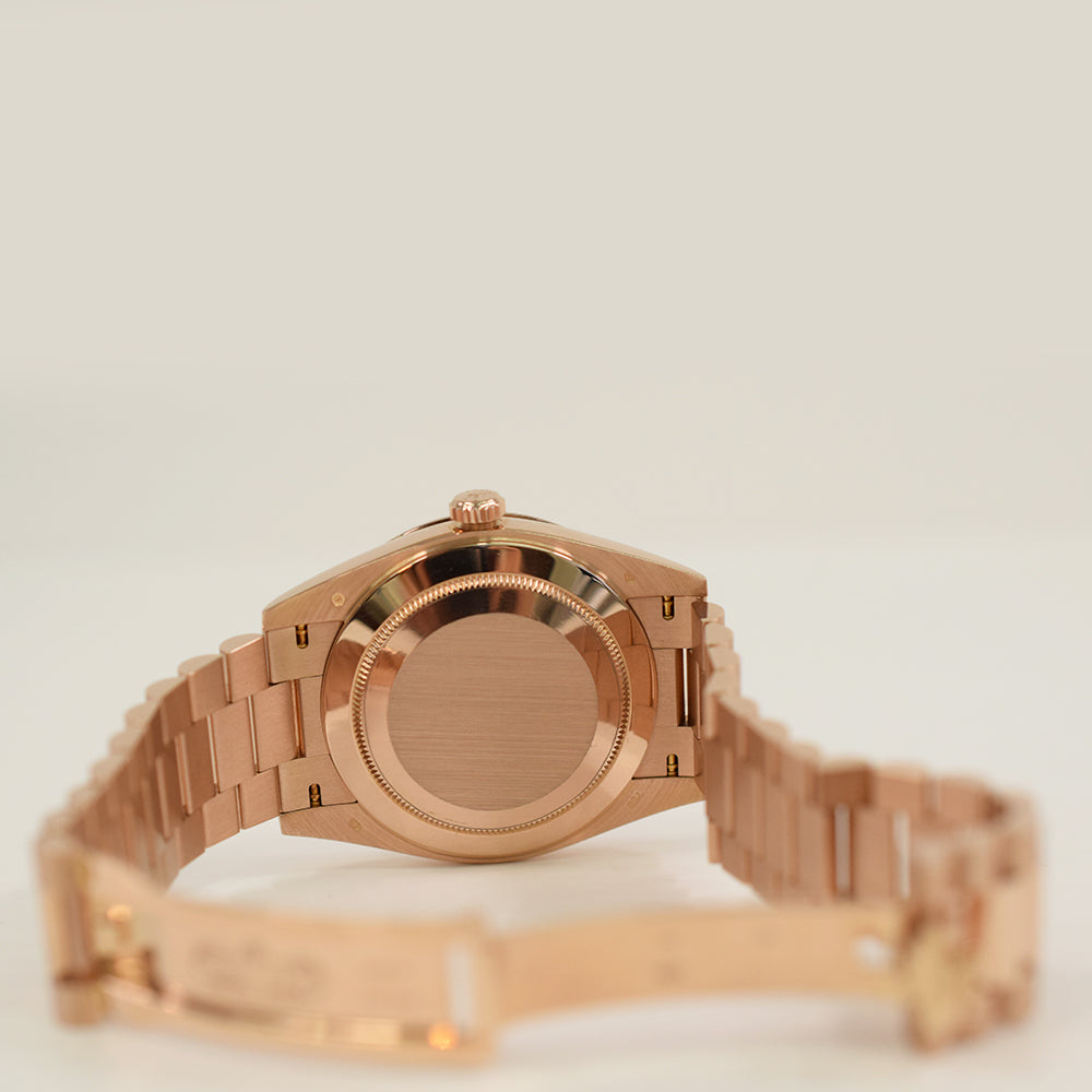 Rolex Day-Date 40mm Chocolate Diamond Dial 228345RBR (2019)
