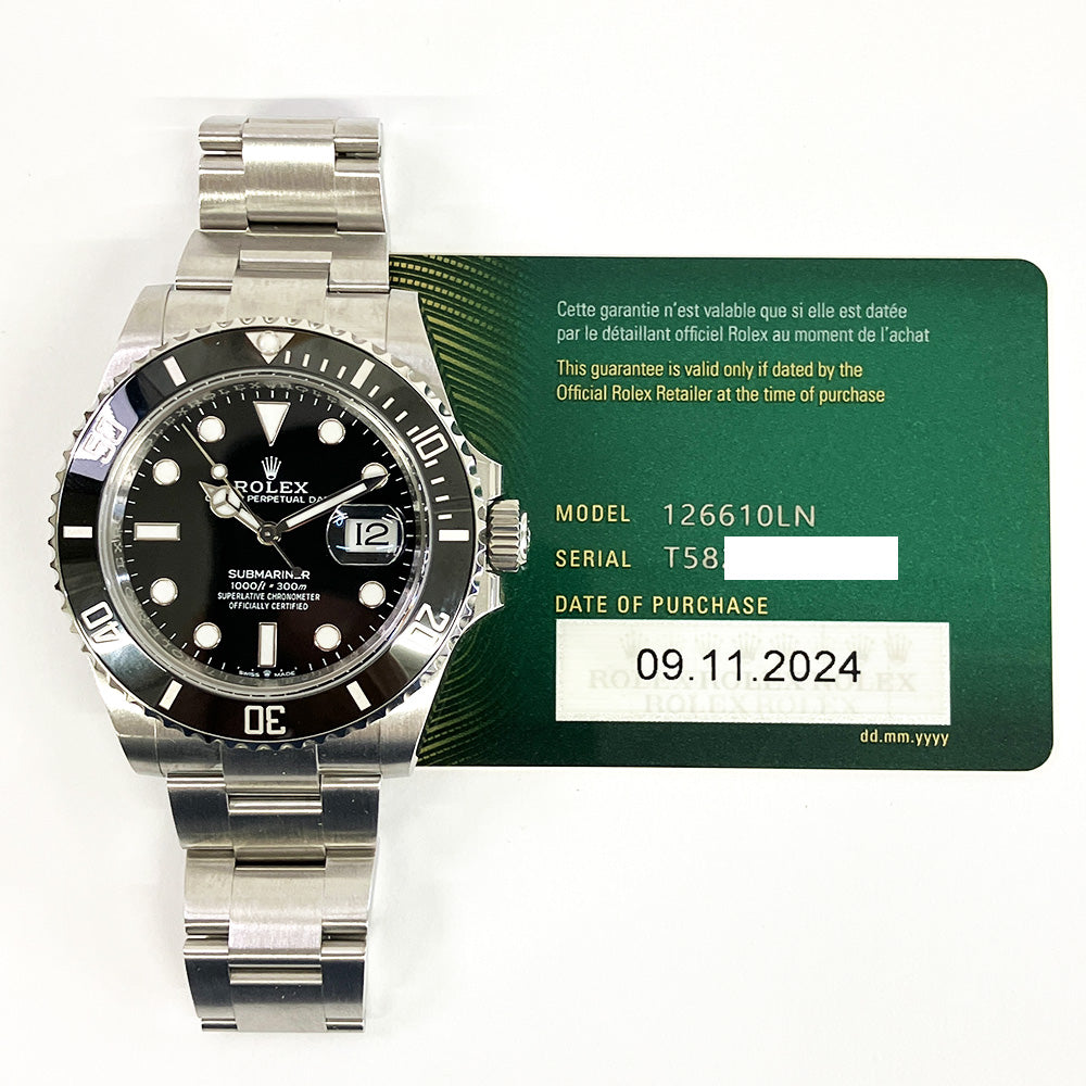 Rolex Submariner Date Black Dial 126610LN