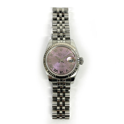 Rolex Lady-Datejust Pink Roman Dial 179174