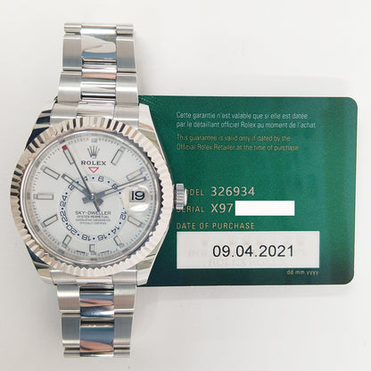 Rolex Sky-Dweller 42mm Blue Dial 326934