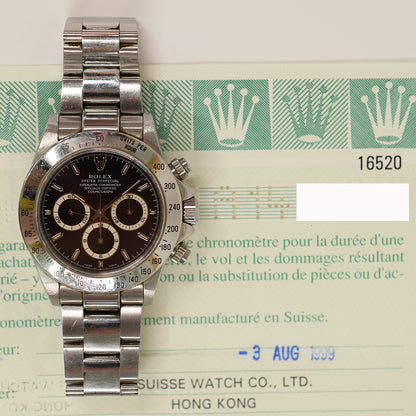 Rolex Daytona Black Dial 16520 (1999)