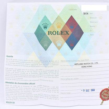 Rolex Datejust 26mm Silver Diamond Dial 79174G (2003)
