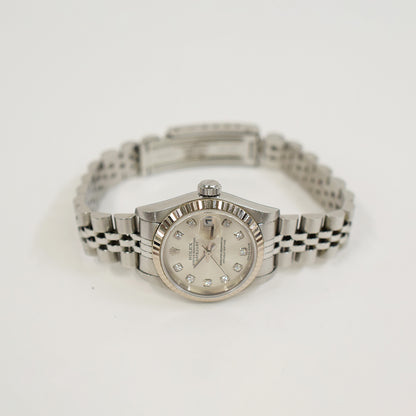 Rolex Datejust 26mm Silver Diamond Dial 79174G (2003)