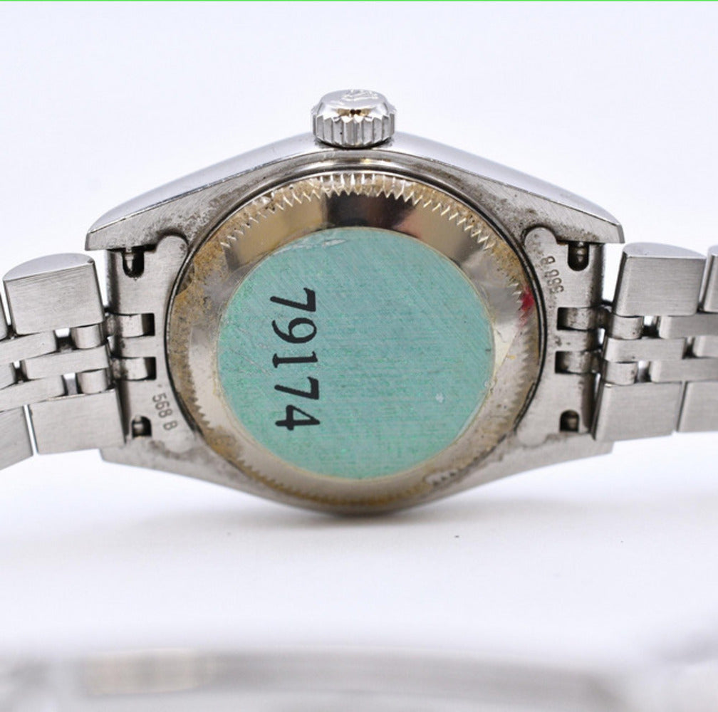 Rolex Datejust 26mm Silver Diamond Dial 79174G (2003)
