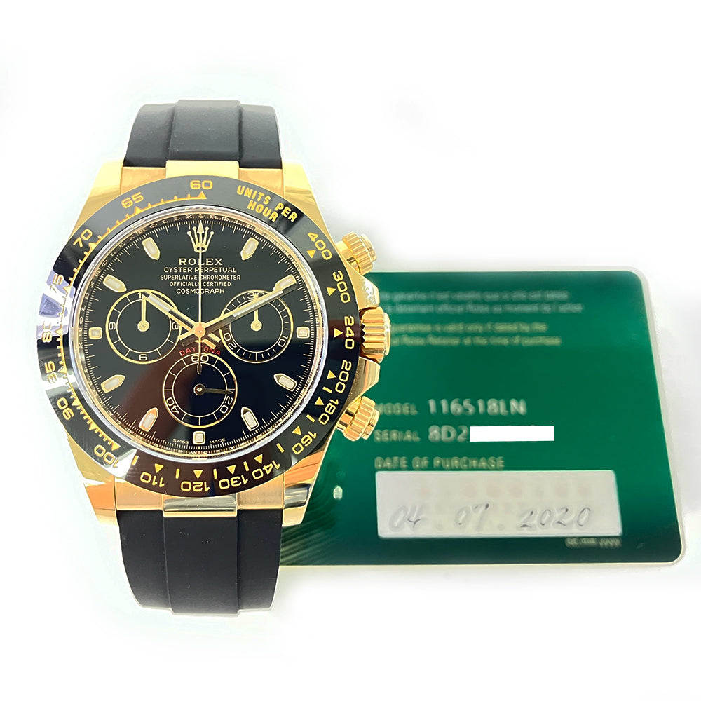 Rolex Daytona Black Dial 116518LN