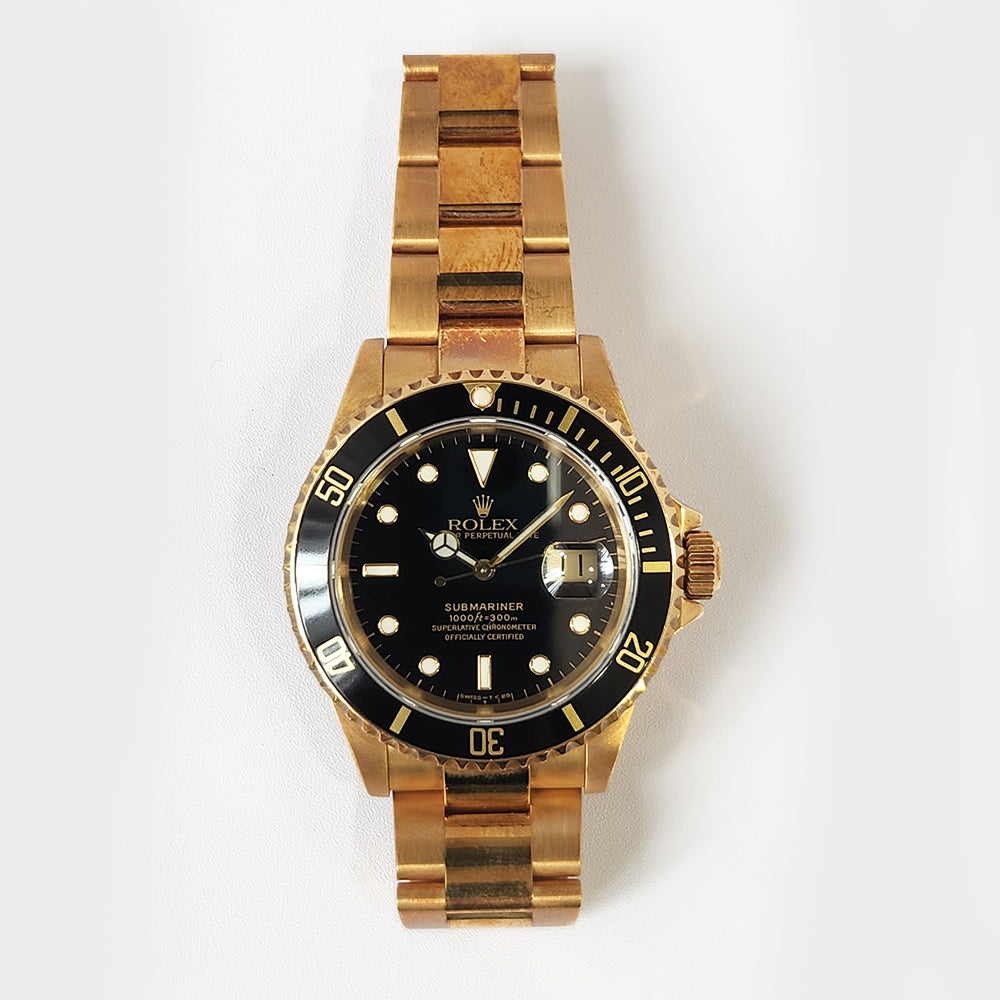 Rolex Submariner Date 40mm Black Dial 16618