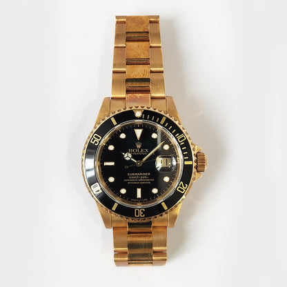 Rolex Submariner Date 40mm Black Dial 16618