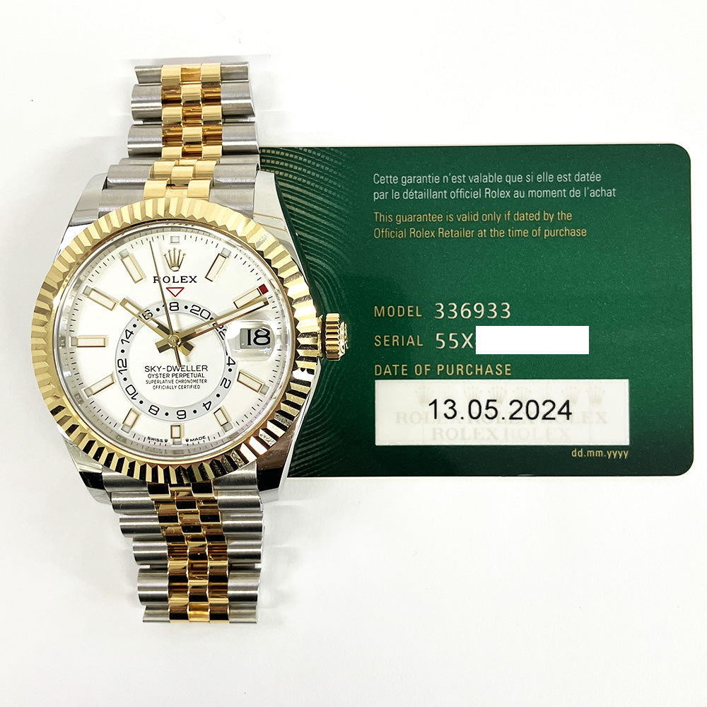 Rolex Sky-Dweller Oyster, 42mm White Dial 336933