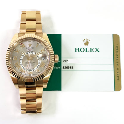 Rolex Sky-Dweller Sundust Roman Dial 326935