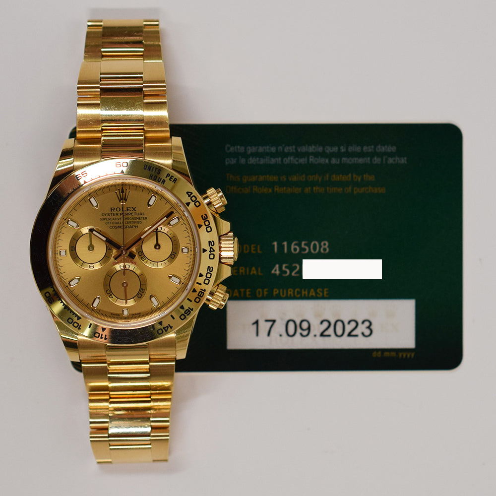 Rolex Daytona Champagne Dial 116508 (2023)